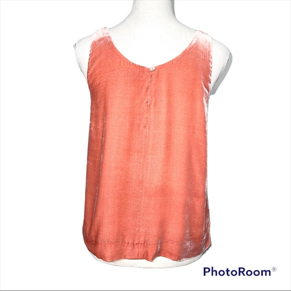 JCrew Velvet sleeveless tank top - Picture 3 of 5